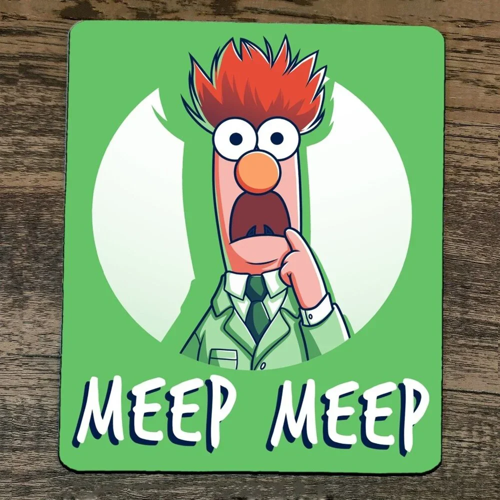 Mouse Pad‎ Meep Meep Beaker Muppets